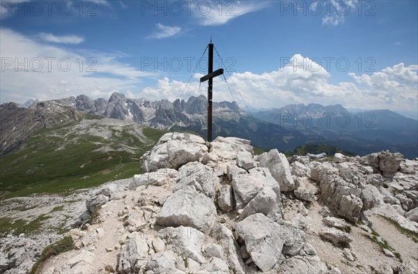 The Petzpipfel in front of the Catinaccio