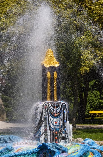 Moses Fountain by the artist Prof. Ernst Fuchs