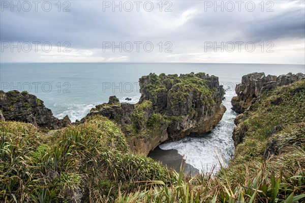 Bay with sandstone rocks