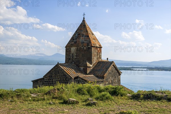 Armenian Orthodox Church Sevanavank above Lake Sevan