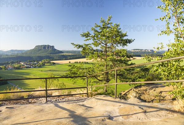View from Rauenstein to Weissig