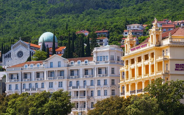 City view with hotels