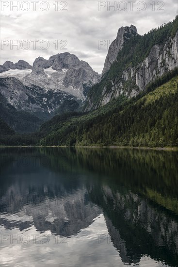 Vorderer Gosausee and Dachstein massif