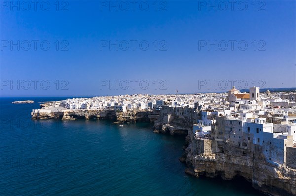 Aerial view of Polignano a Mare