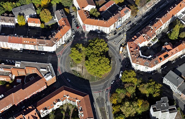 Goetheplatz with Wilhelminian-style perimeter block development