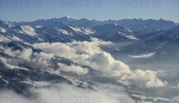 View from the Hohe Salve to the Windautal