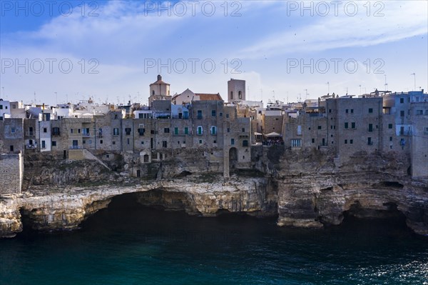 Aerial view of Polignano a Mare