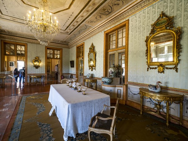 Interior view Palacio Nacional de Queluz