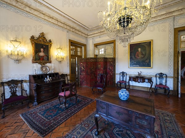 Interior view Palacio Nacional de Queluz