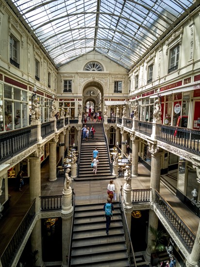 The Passage Pommeray shopping area in the city of Nantes