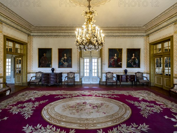 Interior view Palacio Nacional de Queluz