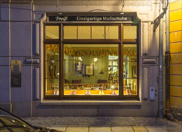 Shoemaker's shop window