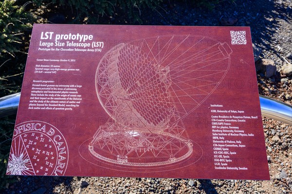 Information for the Observatory at Roque de Los Muchachos