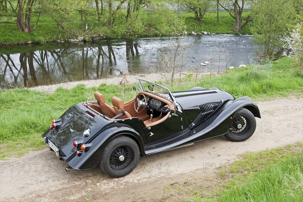 Morgan Plus 4 at the Lahn