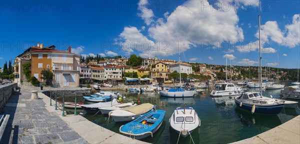 Port and village view
