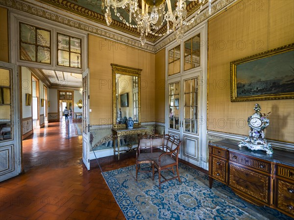 Interior view Palacio Nacional de Queluz