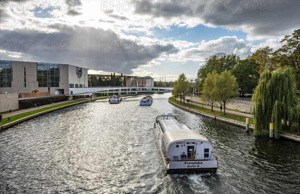 Excursion boat on the Spree