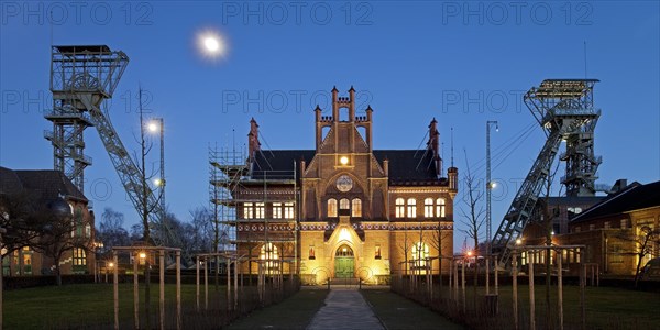 Zollern Colliery II/IV in the evening