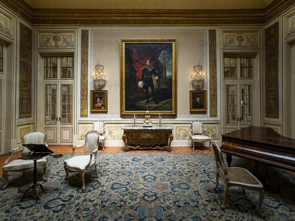 Interior view Palacio Nacional de Queluz