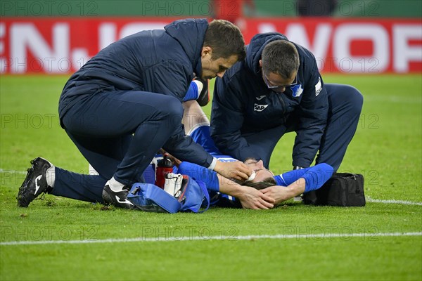 Caretakers treating Havard Nordtveit TSG 1899 Hoffenheim injured