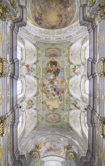 Ceiling painting pilgrimage church