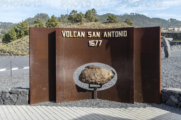 Entrance of the volcano San Antonio