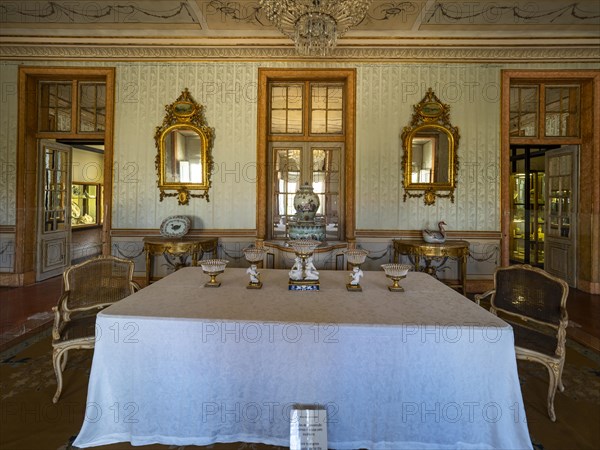 Interior view Palacio Nacional de Queluz