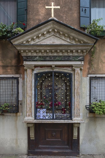 Marian devotional chapel at a residential house