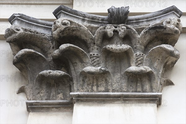 Corinthian capitals of a church