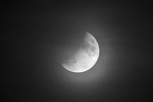 Partial lunar eclipse on 16.07.2019