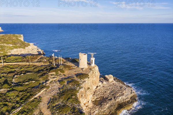 Watchtower Torre d'en Beu near Cala Figuera