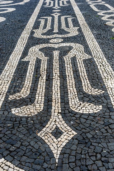 Stylishly paved street