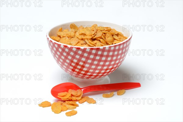 Cornflakes in bowl