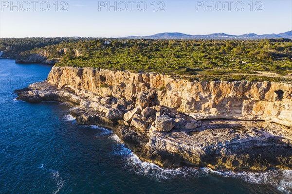 Steep coast near Cala Figuera