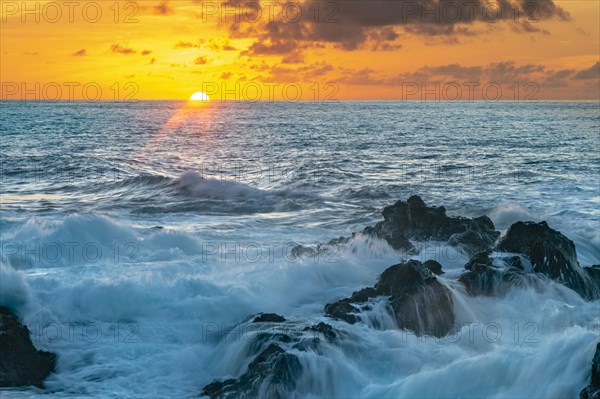 Sunset on the Atlantic Ocean