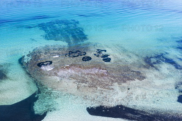 Shallow water zone in front of the beach Es Trenc