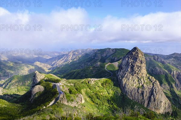 Mountains Roque de la Zarcita and Roque de Agando