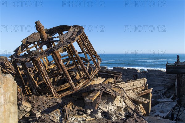 Ruins of a diamond washing plant