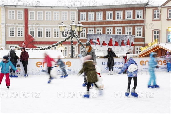 Christmas skating rink