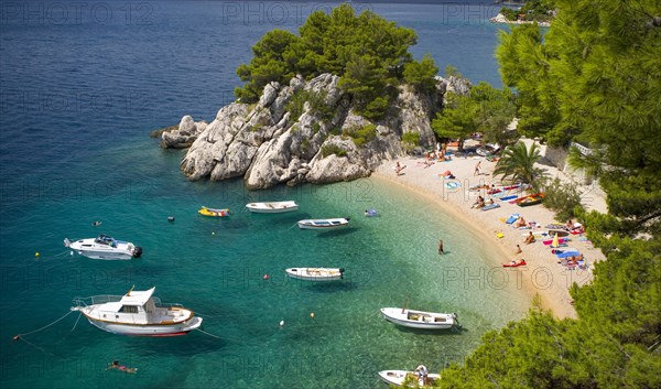 Bathing beach in the bay of Podrace