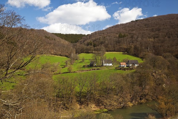 View of the landscape in Nachrodt