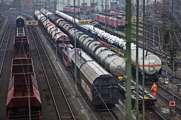 Train formation plant in the suburb of Vorhalle