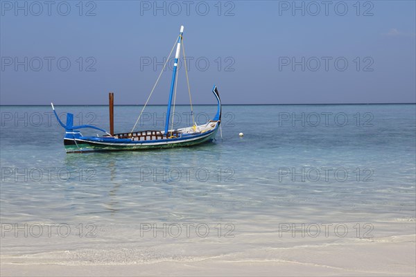 Traditional Maldivian sailing boat