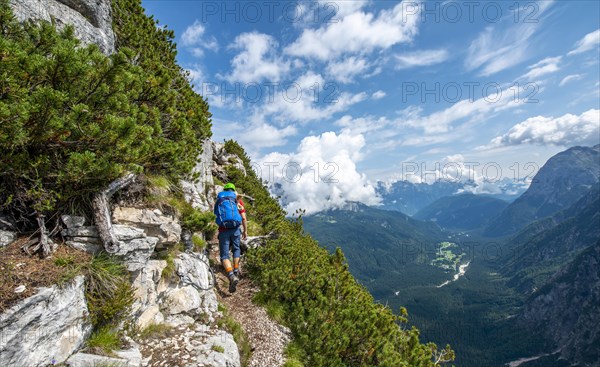 Young hiker