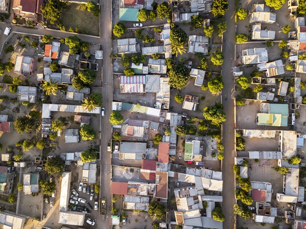 Aerial view of residential part of Maputo