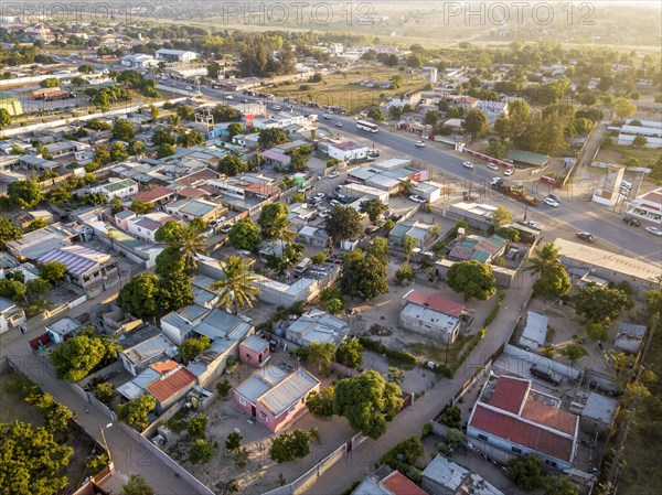 Aerial view of residential part of Maputo