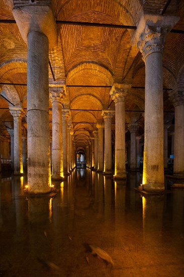 Late antique underground cistern for the water supply of Istanbul