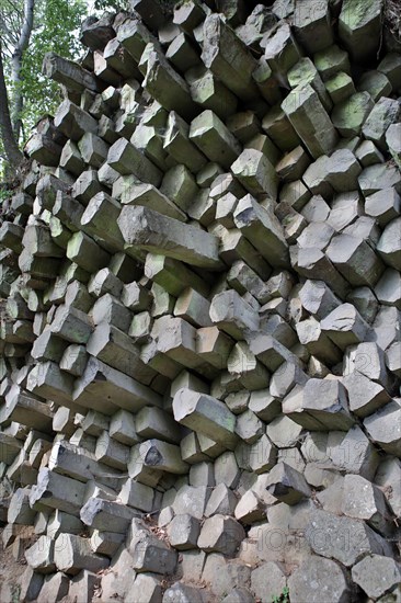 Basalt pillar wall at Gangolfsberg