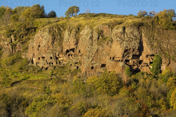 Jonas caves near the village of Saint Pierre Colamine