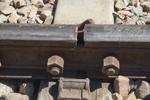 Gap in rail joint